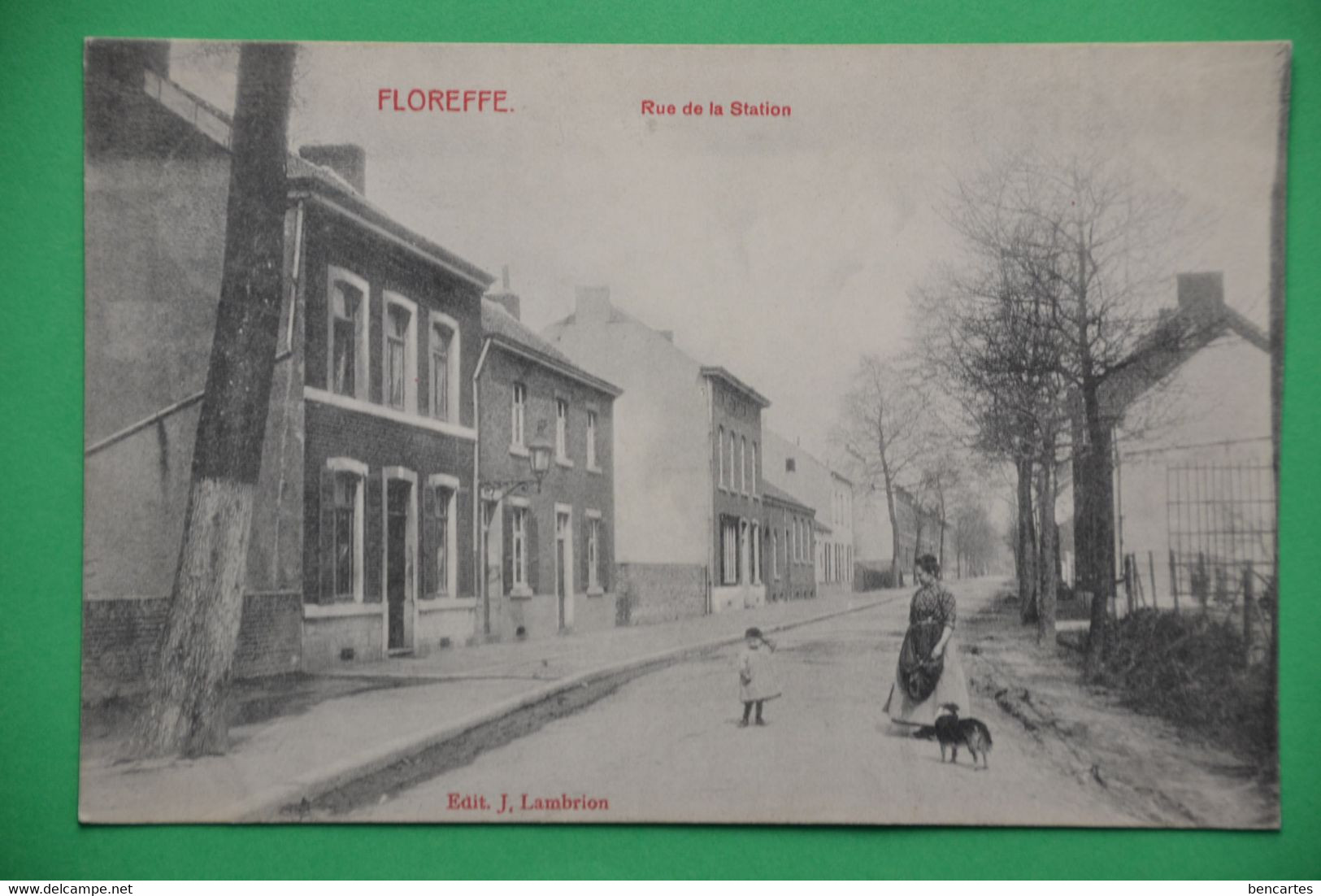 Floreffe 1911: Rue De La Station Animée - Floreffe