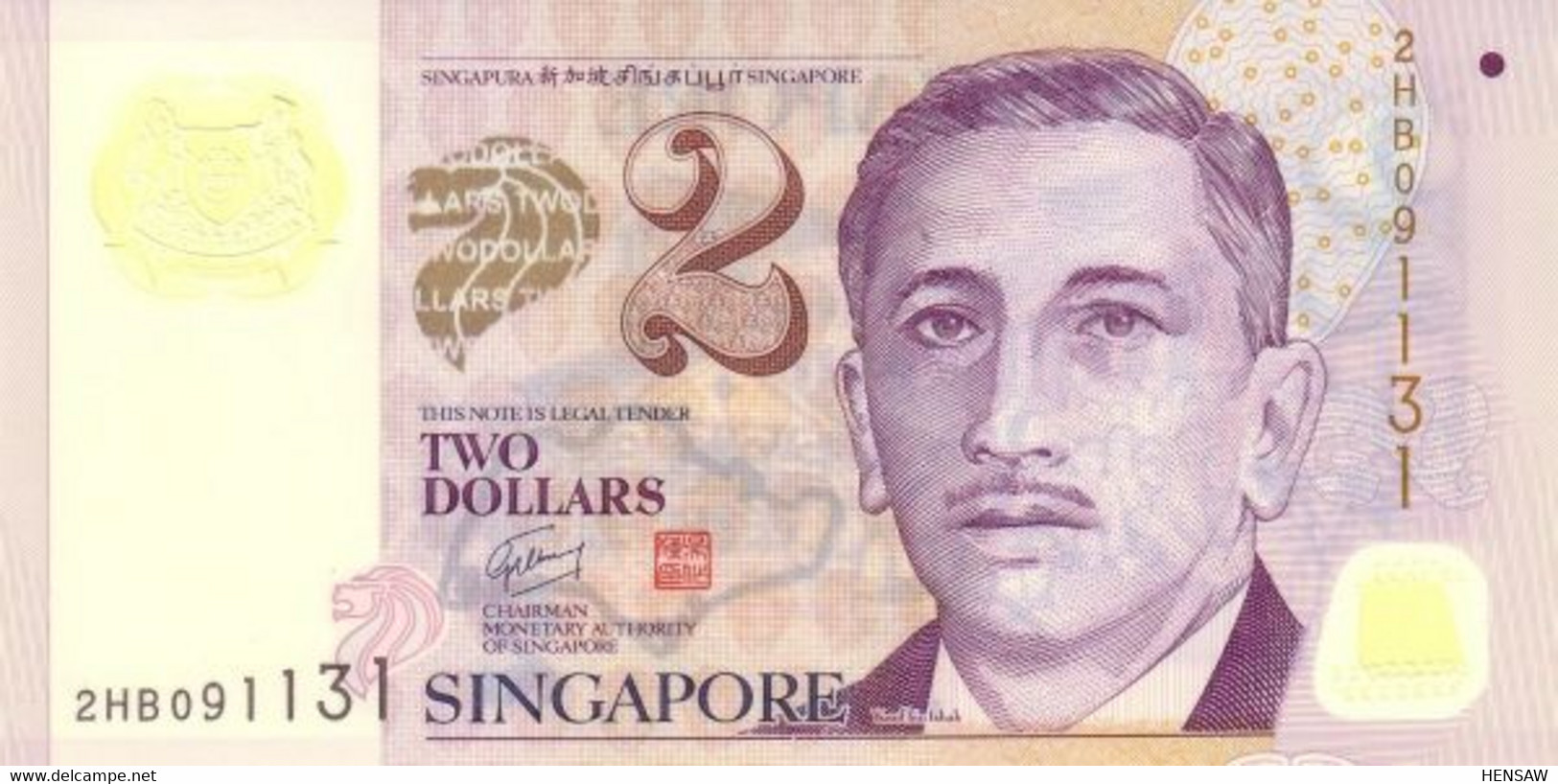 SINGAPORE 2 DOLLARS P 46a 2006 UNC SC NUEVO - Singapore