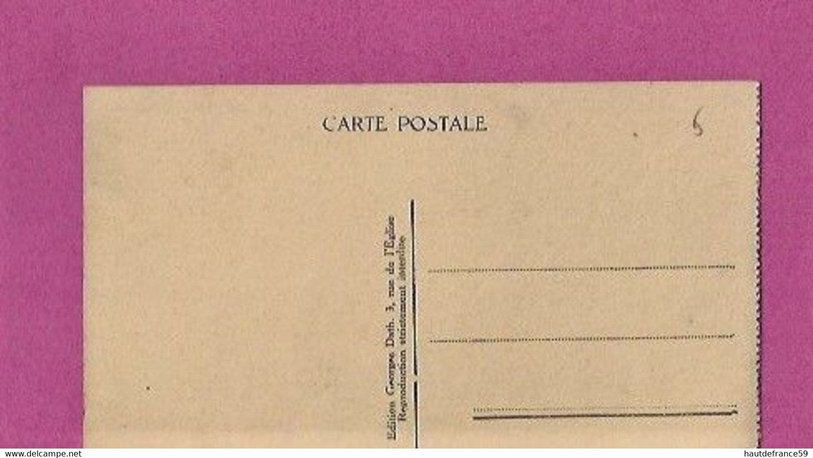 Carte Postale Souvenir Intérieur CHATEAU BELOEIL  Le Salon Rose      - édition Dath Rue De L église - Colecciones Y Lotes