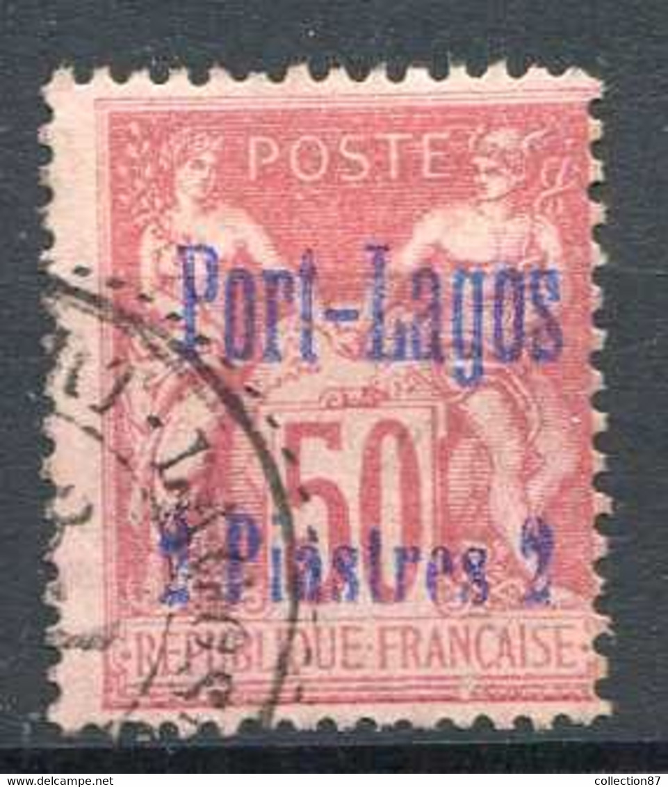 PORT LAGOS > Ø Yvert N° 5 Type II Oblitéré - Ø Used -- Cat 125 € - Used Stamps