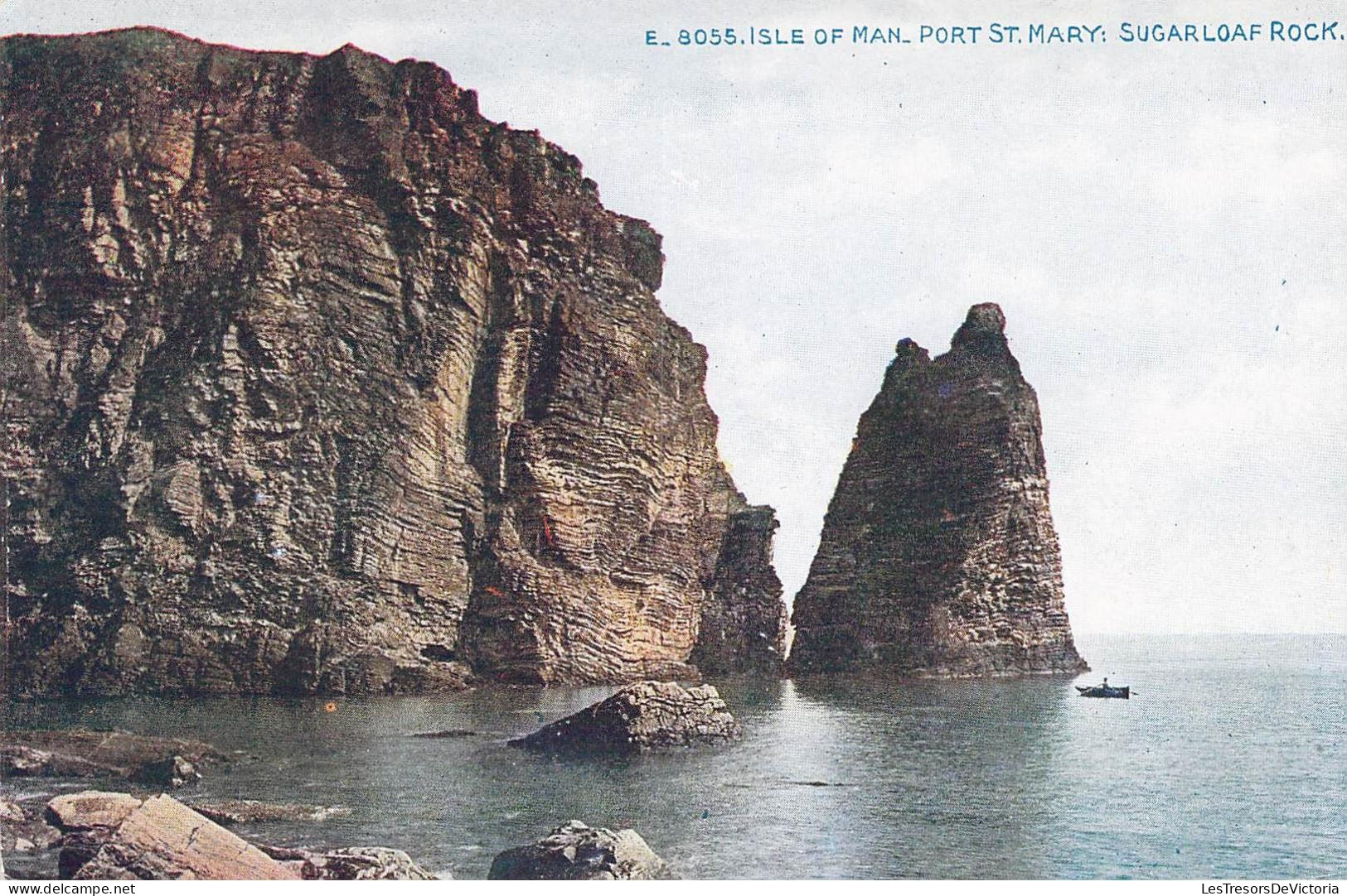 CPA Royaume Uni - Isle Of Man - Port St. Mary - Sugarloaf Rock - Celesque Series - Photochrom Co. Ltd. - Colorisée - Isola Di Man (dell'uomo)