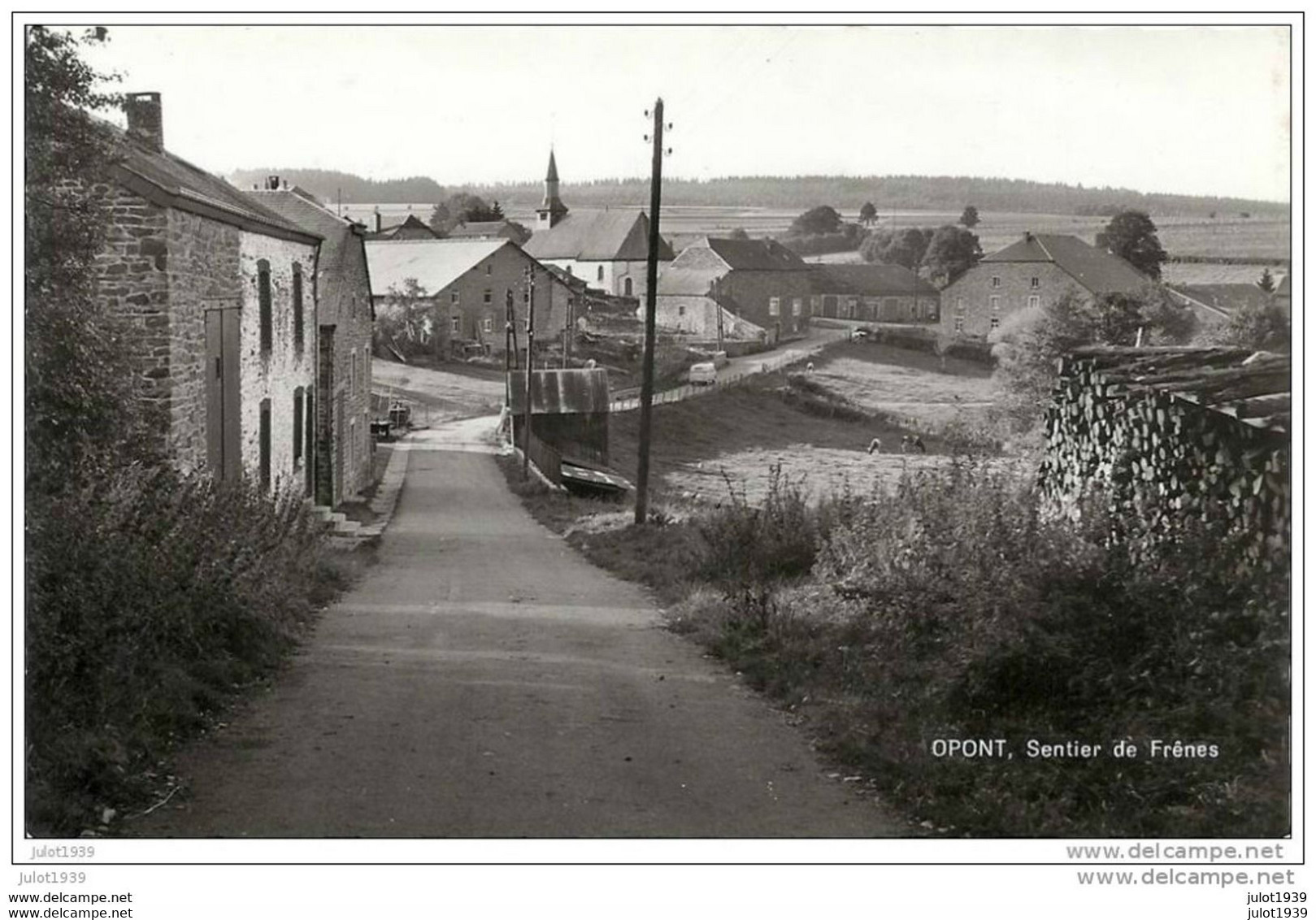 OPONT ..-- PALISEUL ..-- Sentier De FRENES . - Paliseul