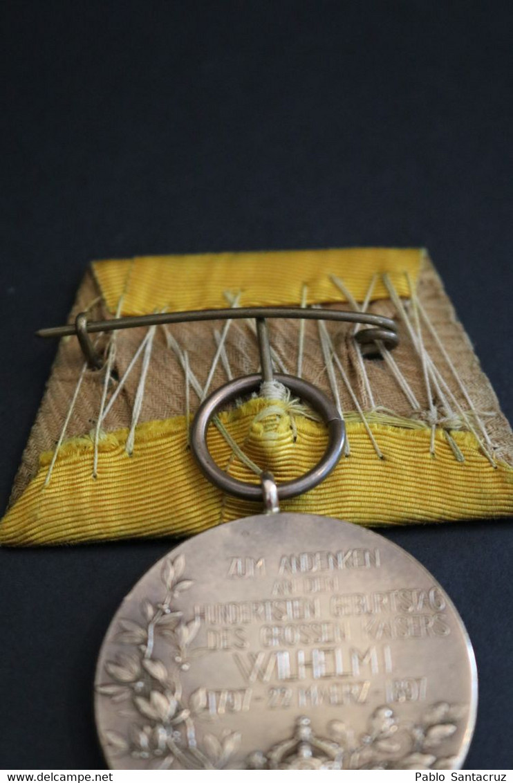 Medal for the 100th Anniversary of the Birth of Kaiser Wilhelm I König von Preussen (1797-1897)