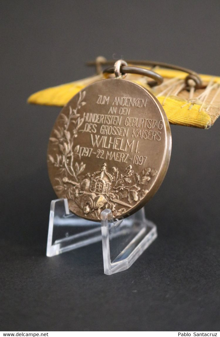 Medal for the 100th Anniversary of the Birth of Kaiser Wilhelm I König von Preussen (1797-1897)
