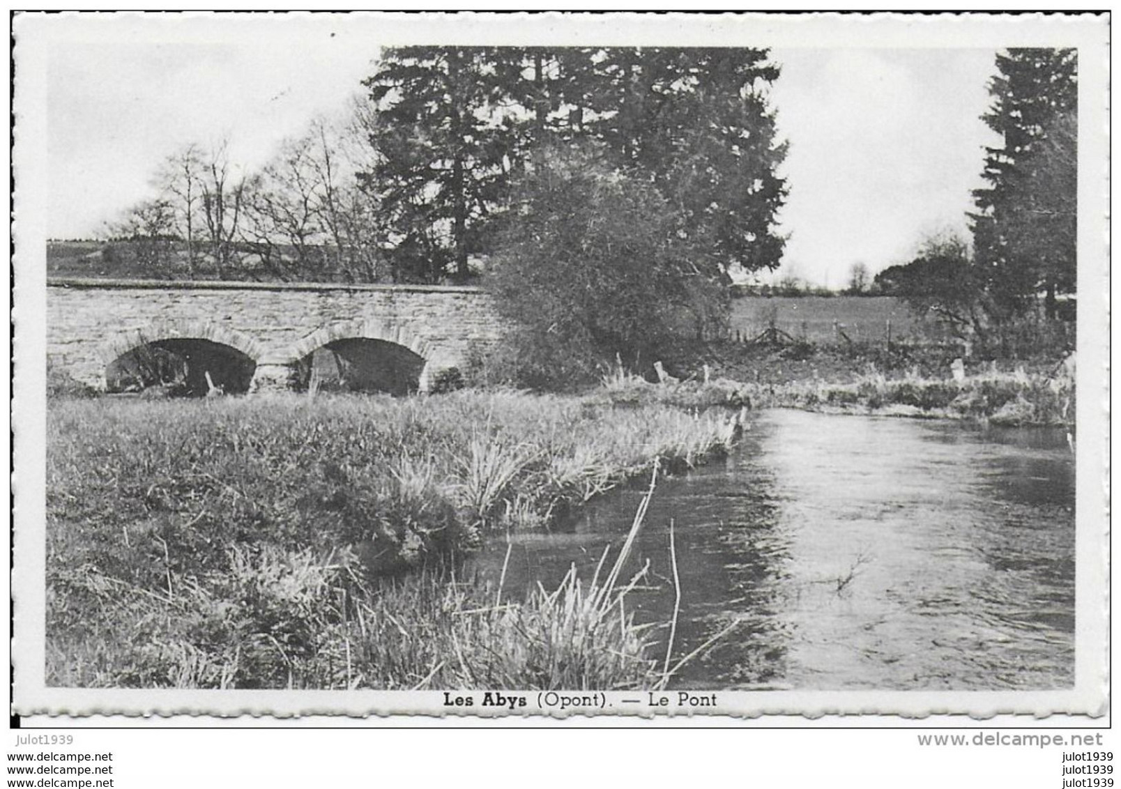 LES ABYS ..-- OPONT .    Le PONT . - Paliseul