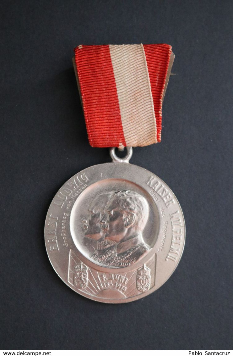 Death Centenary Medal Ernst Ludwig Von Hessen Wilhelm II Kaiserreich 1813-1913 Germany - Allemagne