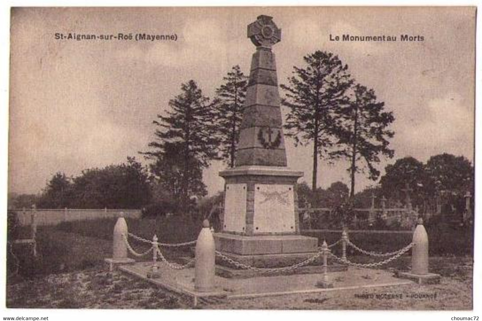(53) 216, Saint St Aignan Sur Roë, Monument Aux Morts - Saint Aignan Sur Rö