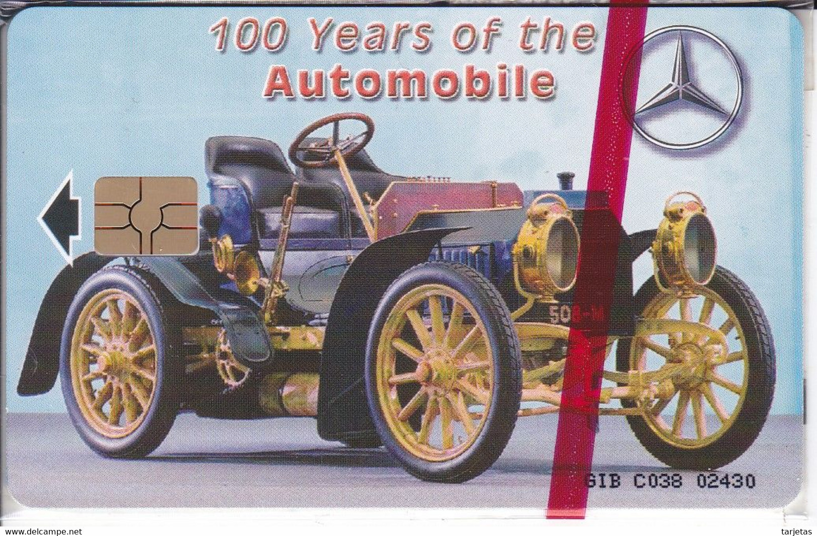 TARJETA DE GIBRALTAR DE UN COCHE DE EPOCA TELEBARNA 2001 (CAR) NUEVA-MINT - Gibilterra