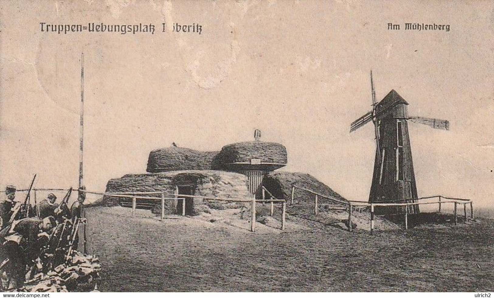 AK Truppen-Uebungsplatz Döberitz - Am Mühlenberg - 1909 (62217) - Dallgow-Doeberitz