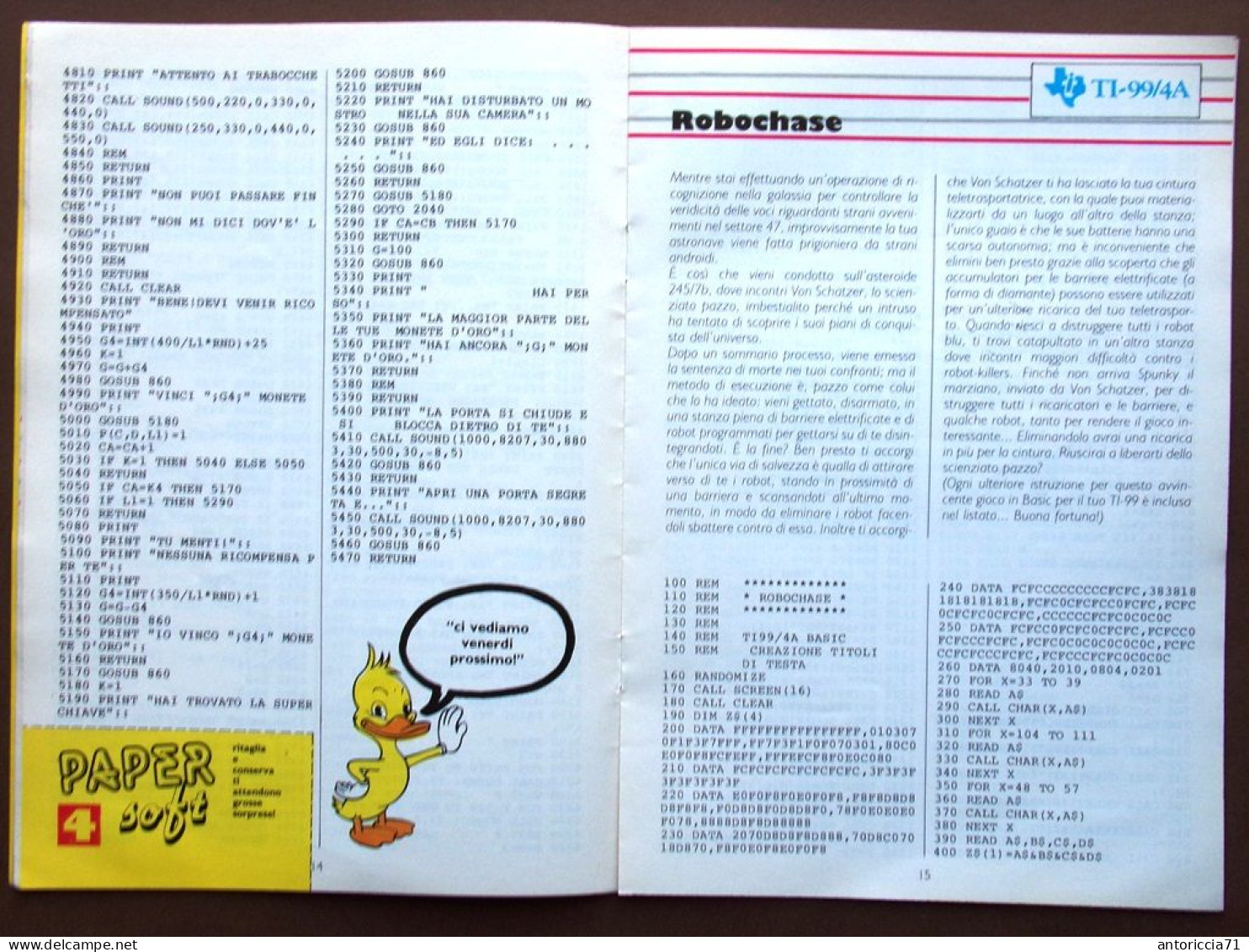 Rivista Paper Soft Del 6 Luglio 1984 Jackson Soft Software Su Carta Computer - Informatik