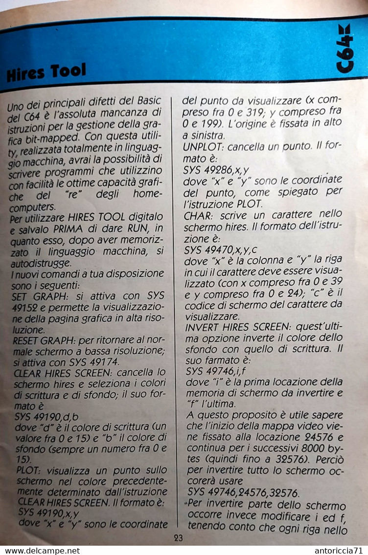 Rivista Paper Soft Del 22 Novembre 1985 Jackson Soft Software Carta Commodore - Informatik