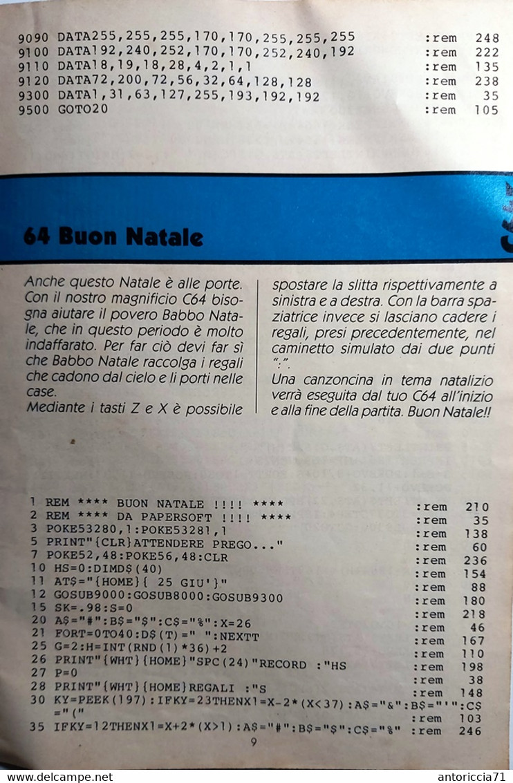 Rivista Paper Soft Del 27 Dicembre 1985 Jackson Soft Software Carta Commodore 64 - Informatik