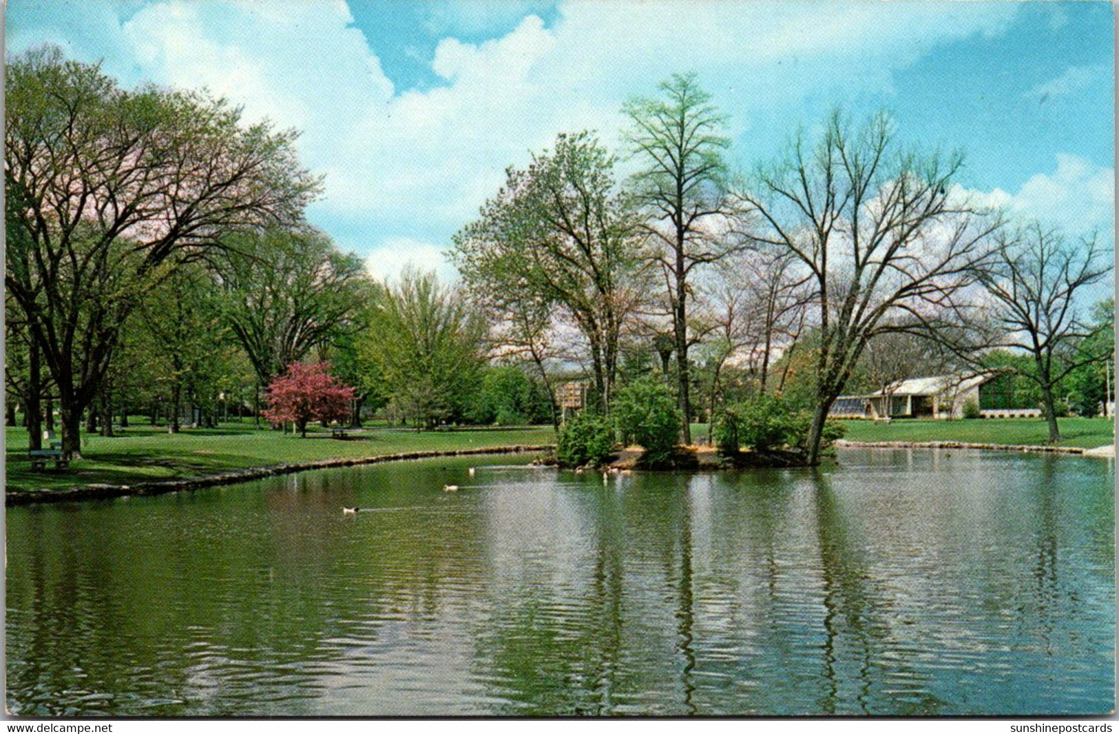 Iowa Davenport Vander-Veer Park Lagoon And Conservatory - Davenport