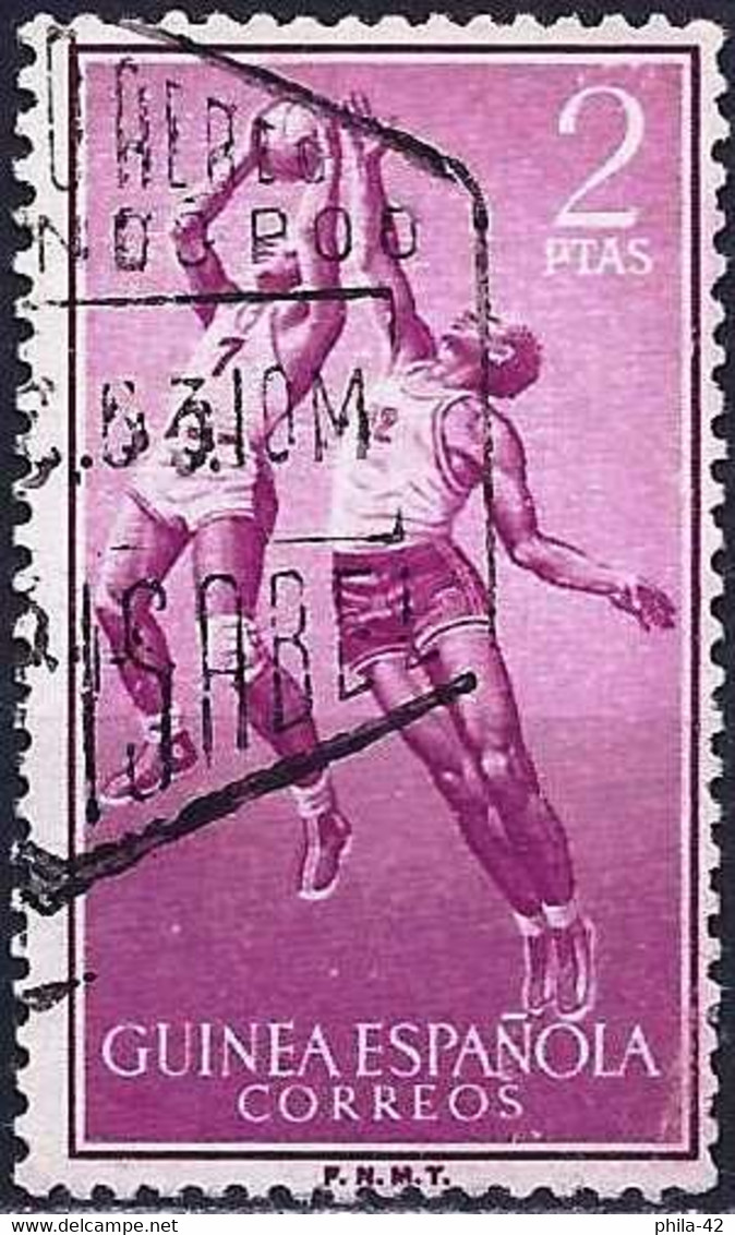 Spanish Guinea 1958 - Mi 346 - YT 396 ( Sport : Basketball ) - Guinea Española