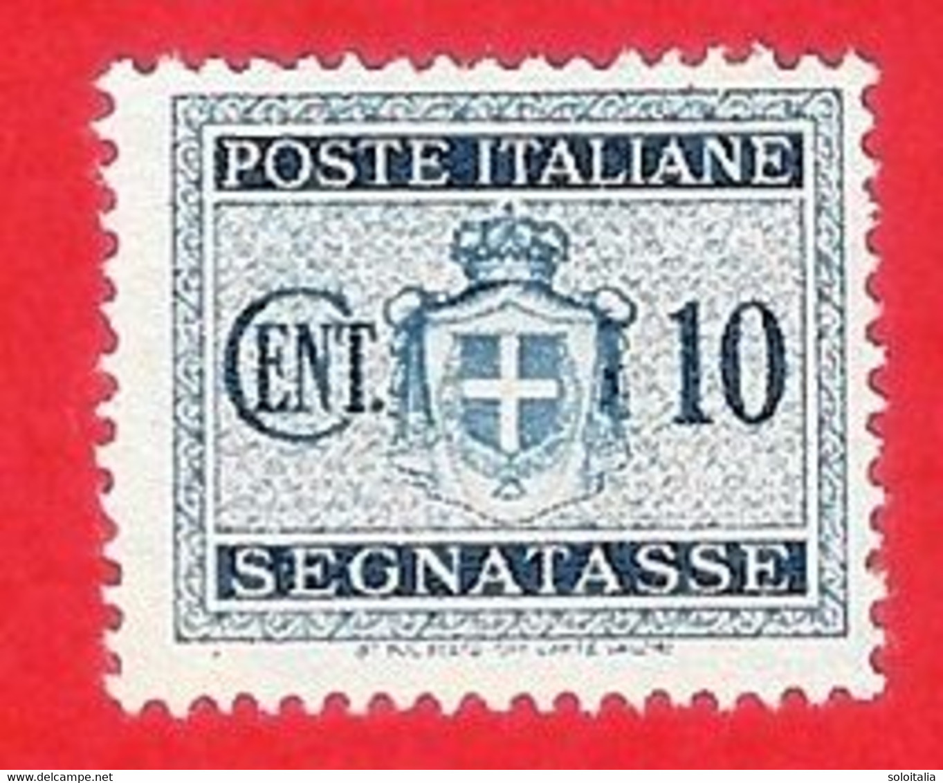 1945 (86) Segnatasse Stemma Senza Fasci Filigrana Ruota Cent. 10 Senza Gomma - Leggi Il Messaggio Del Venditore - Postage Due