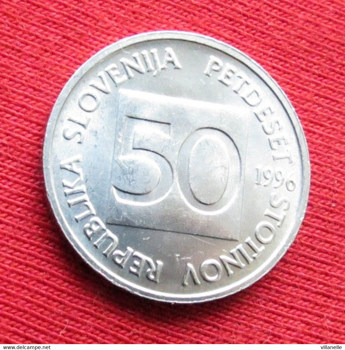 Slovenia 50 Stotinov 1996 KM# 3 Lt 1129 *V2T Bee Eslovenia Slovenija Slovenie - Slowenien