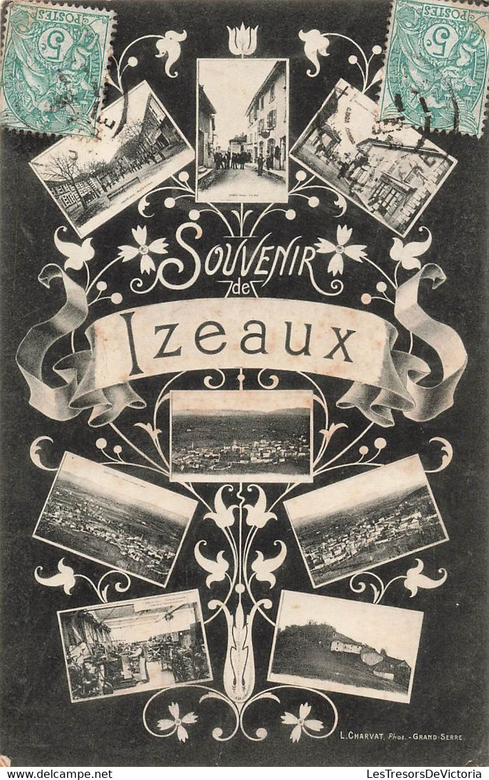 CPA Souvenir De Izeaux - Carte Multivues - Charvat - Greetings From...