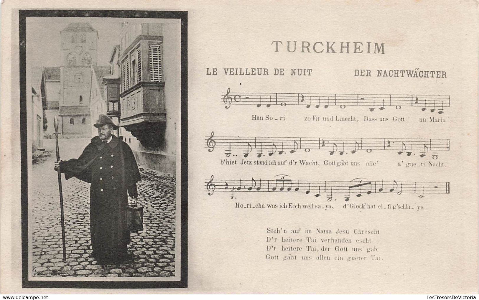 CPA TURCKEIM - Le Veilleur De Nuit - Der Nachtwachter - Turckheim