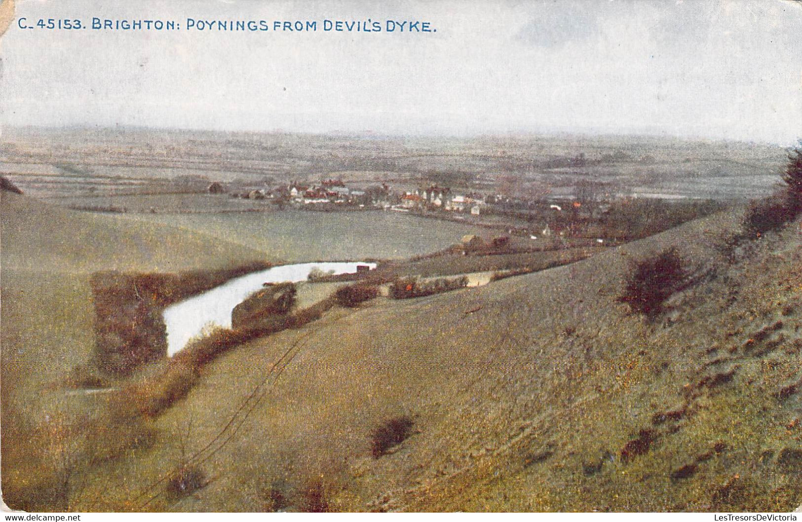 CPA Royaume Uni - Angleterre - Sussex - Brighton - Poynings From Devil's Dyke - Celesque Series - Oblitérée 1903 - Brighton