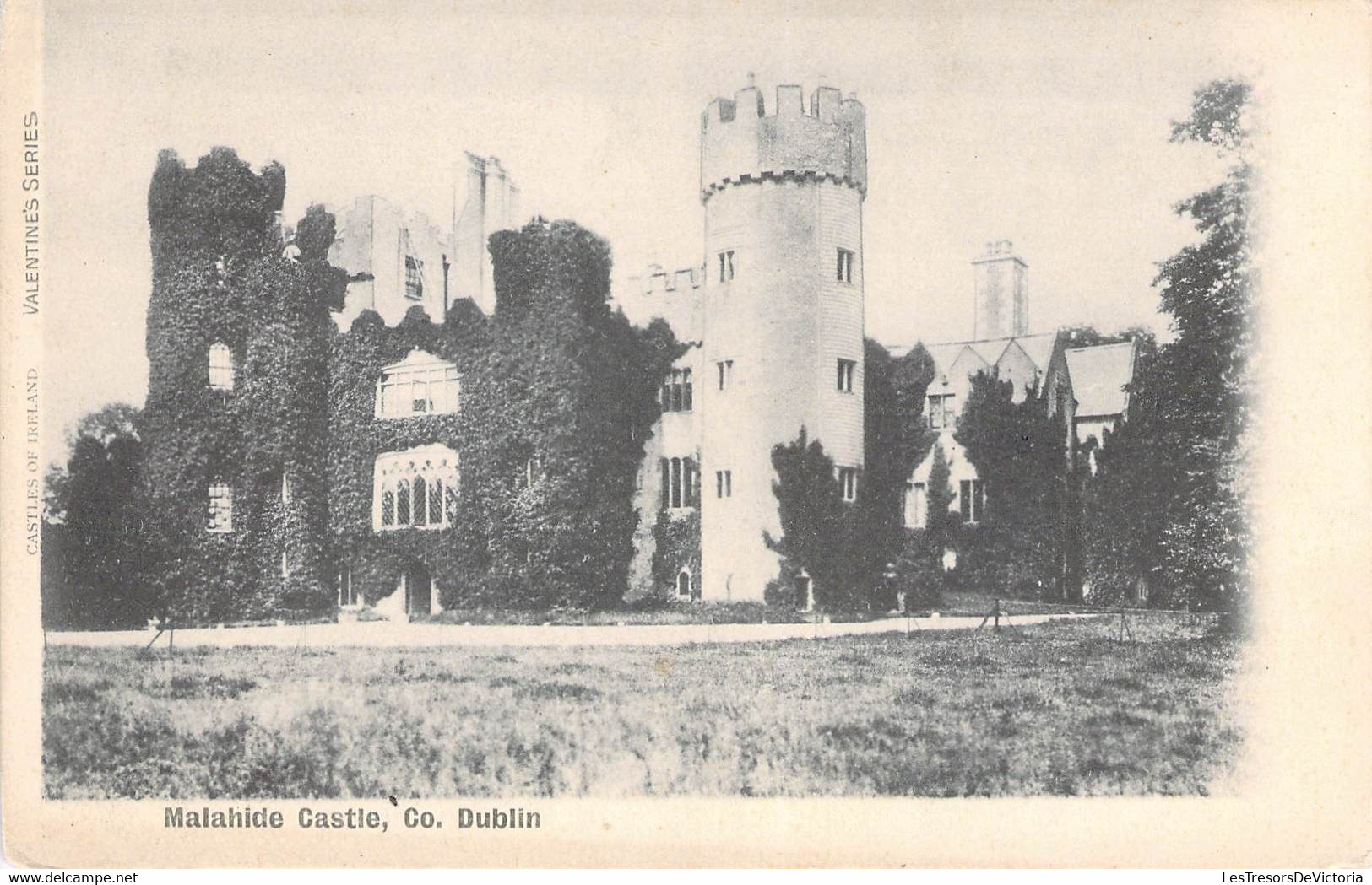 CPA Irlande - Dublin - Malahide Castle - Castles Of Ireland - Valentine's Series - Château - Lierre - Park - Dublin