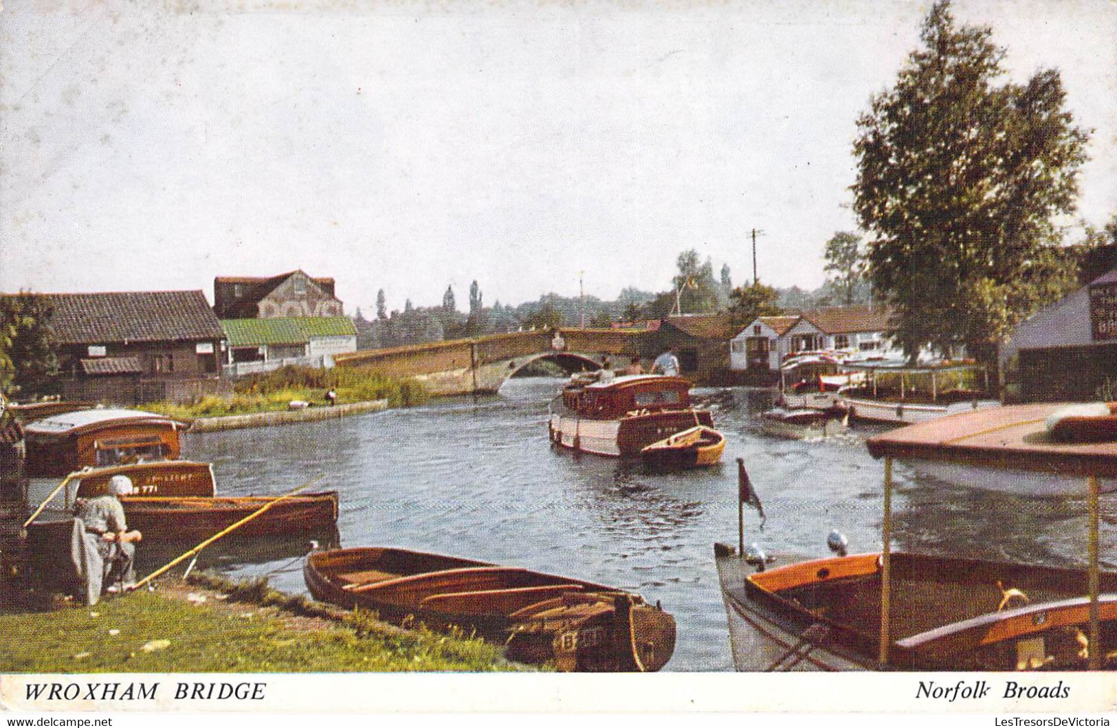 CPA Royaume Uni - Angleterre - Norfolk - Wroxham Bridge - Norfolk Broads - J. Salmon Ltd. Sevenoaks - Salmon Series - Autres & Non Classés