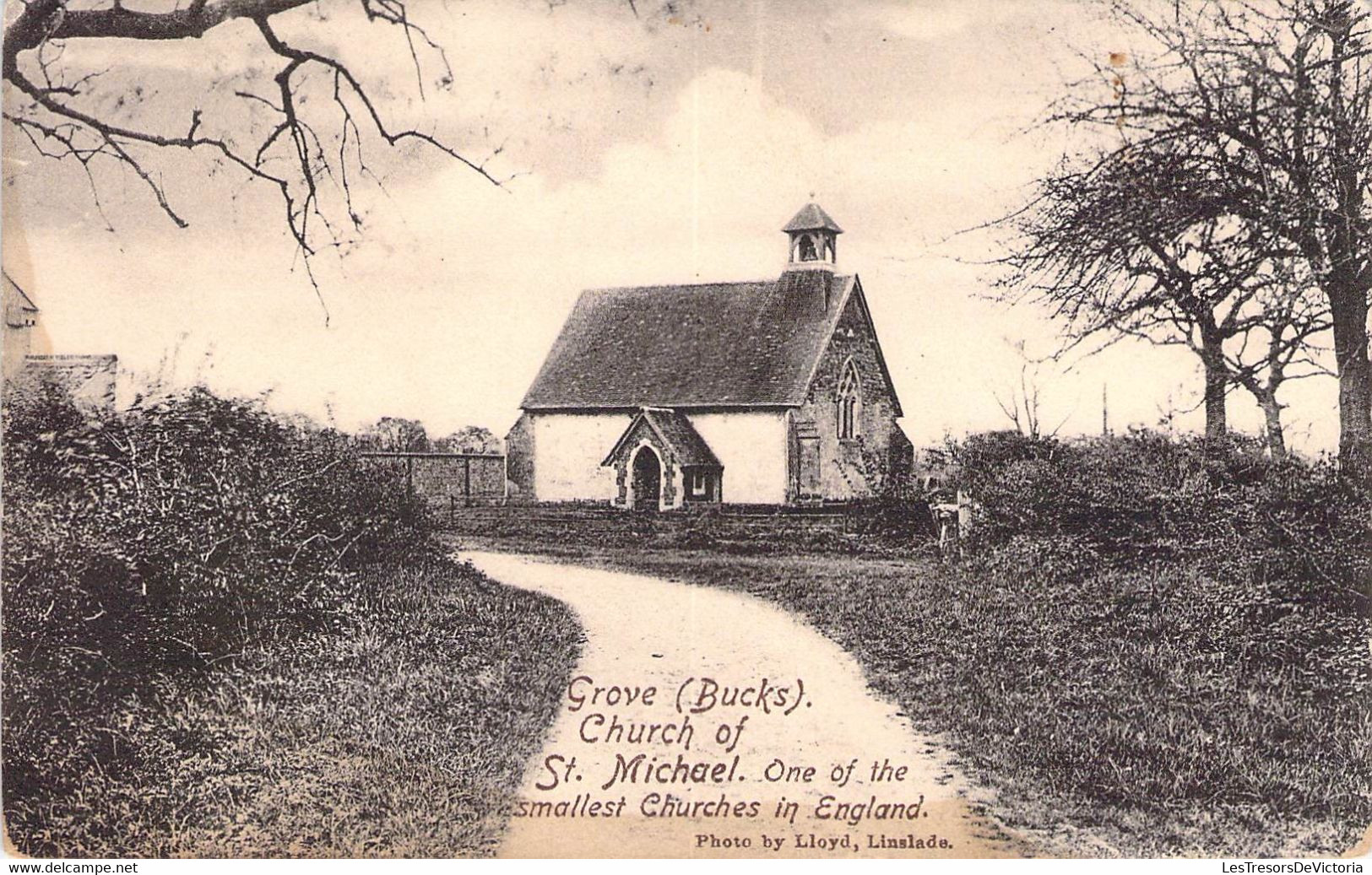 CPA Royaume Uni - Pays De Galles - Carmarthenshire - Grove - Bucks - Church Of St. Michael - Frank Lloyd's Series - Carmarthenshire