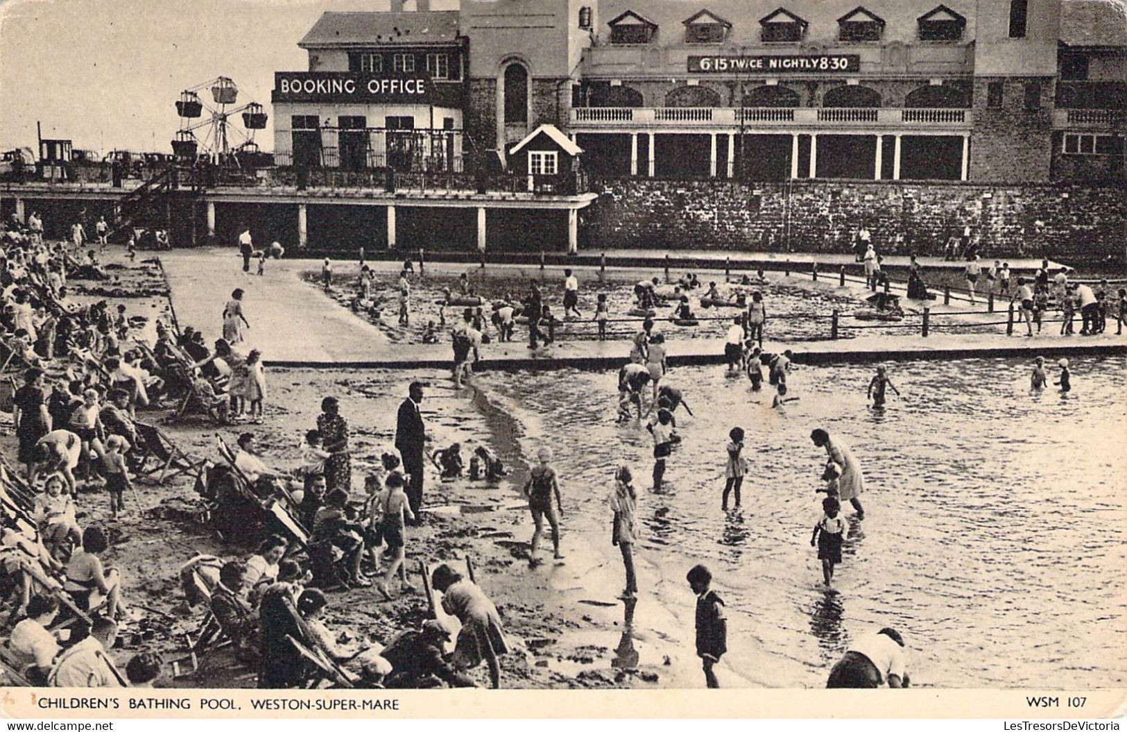 CPA Royaume Uni - Angleterre - Somerset - Weston Super Mare - Children's Bathing Pool - Jarrold & Sons Ltd. - Weston-Super-Mare