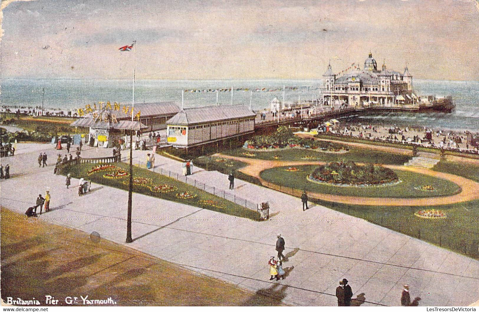 CPA Royaume Uni - Angleterre - Norfolk - Great Yarmouth - Britannia Pier - S. Hildesheimer - Oblitérée 1907 - Colorisée - Great Yarmouth