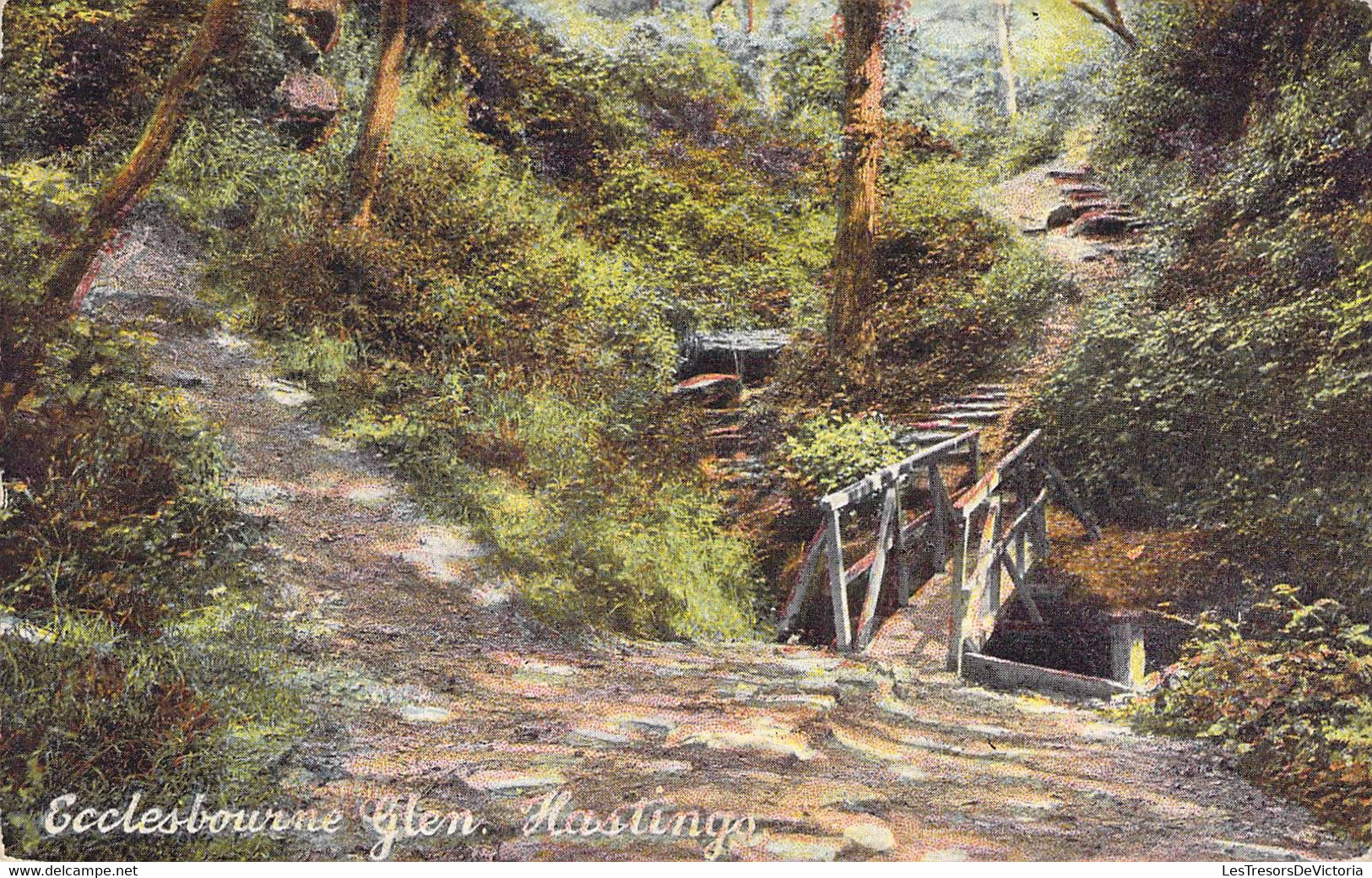 CPA Royaume Uni - Angleterre - Sussex - Hastings - Ecclesbourne Glen - Series Of Fine Art Postcards - Oblitérée 1906 - Hastings