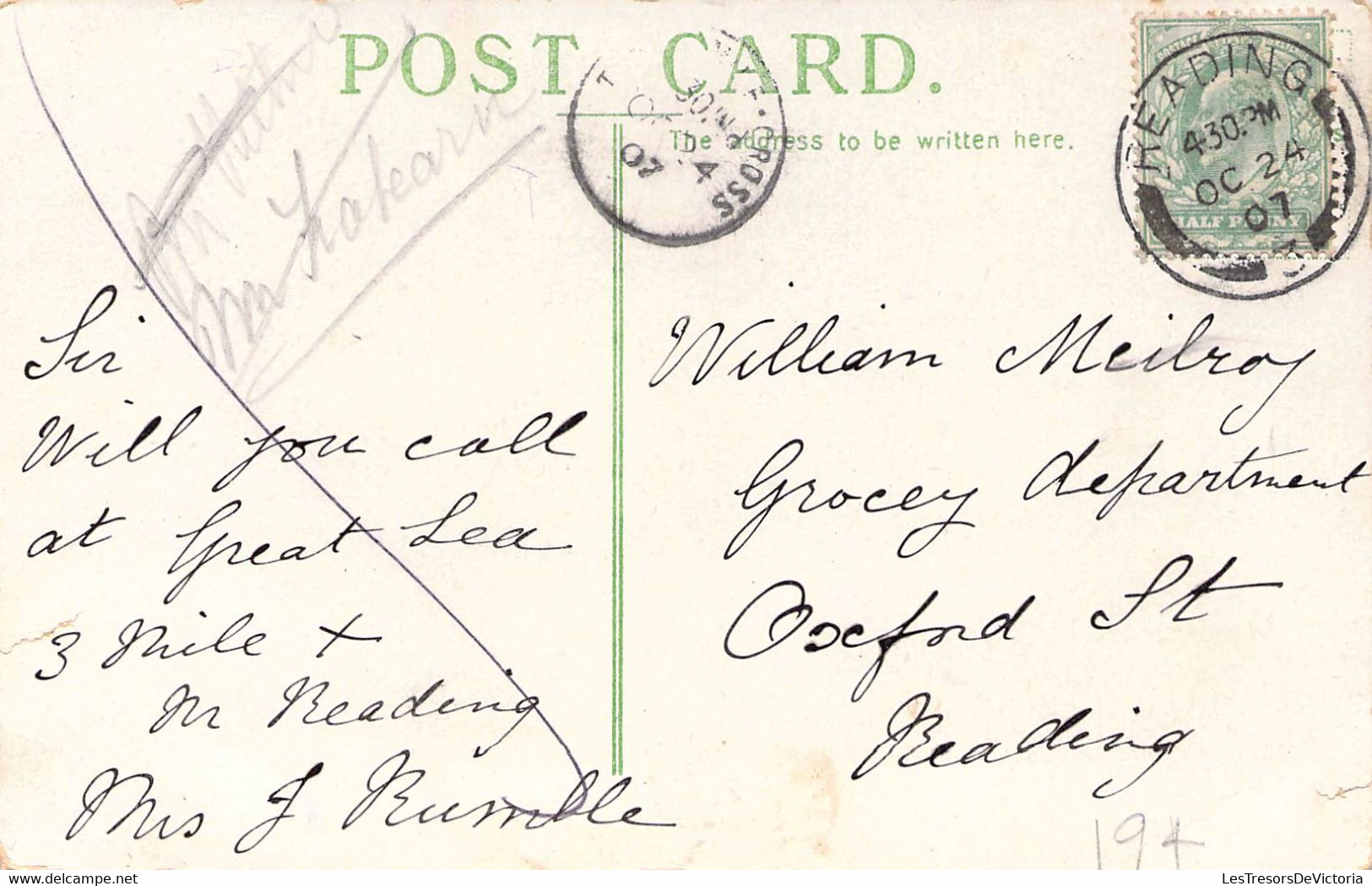 CPA Royaume Uni - Angleterre - Oxfordshire - Shiplake - Oblitérée Reading 24 Octobre 1907 - Colorisée - Animée - Barque - Autres & Non Classés