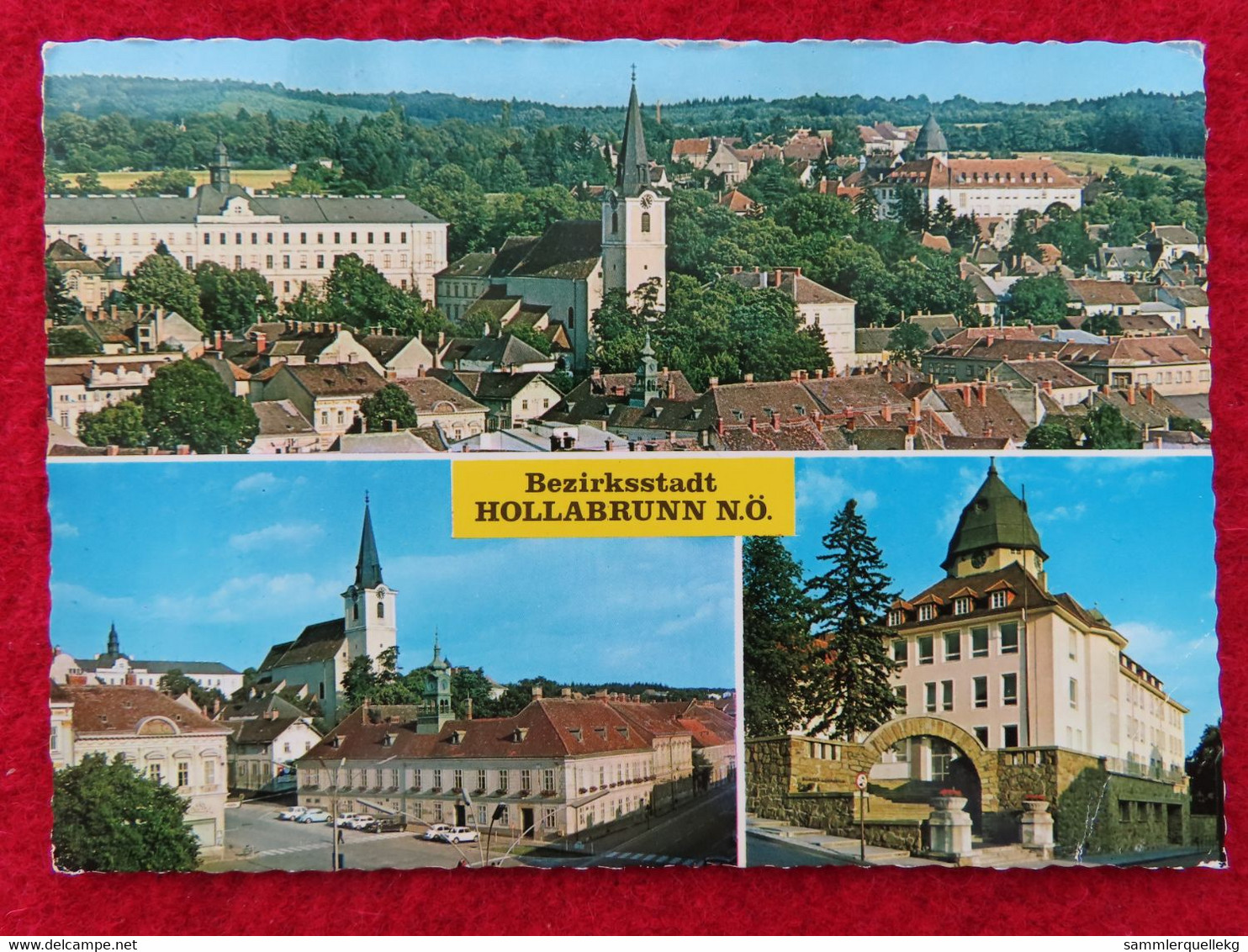 AK: Bezirksstadt Hollabrunn, Gelaufen 1. IV. 1975 (Nr.3047) - Hollabrunn