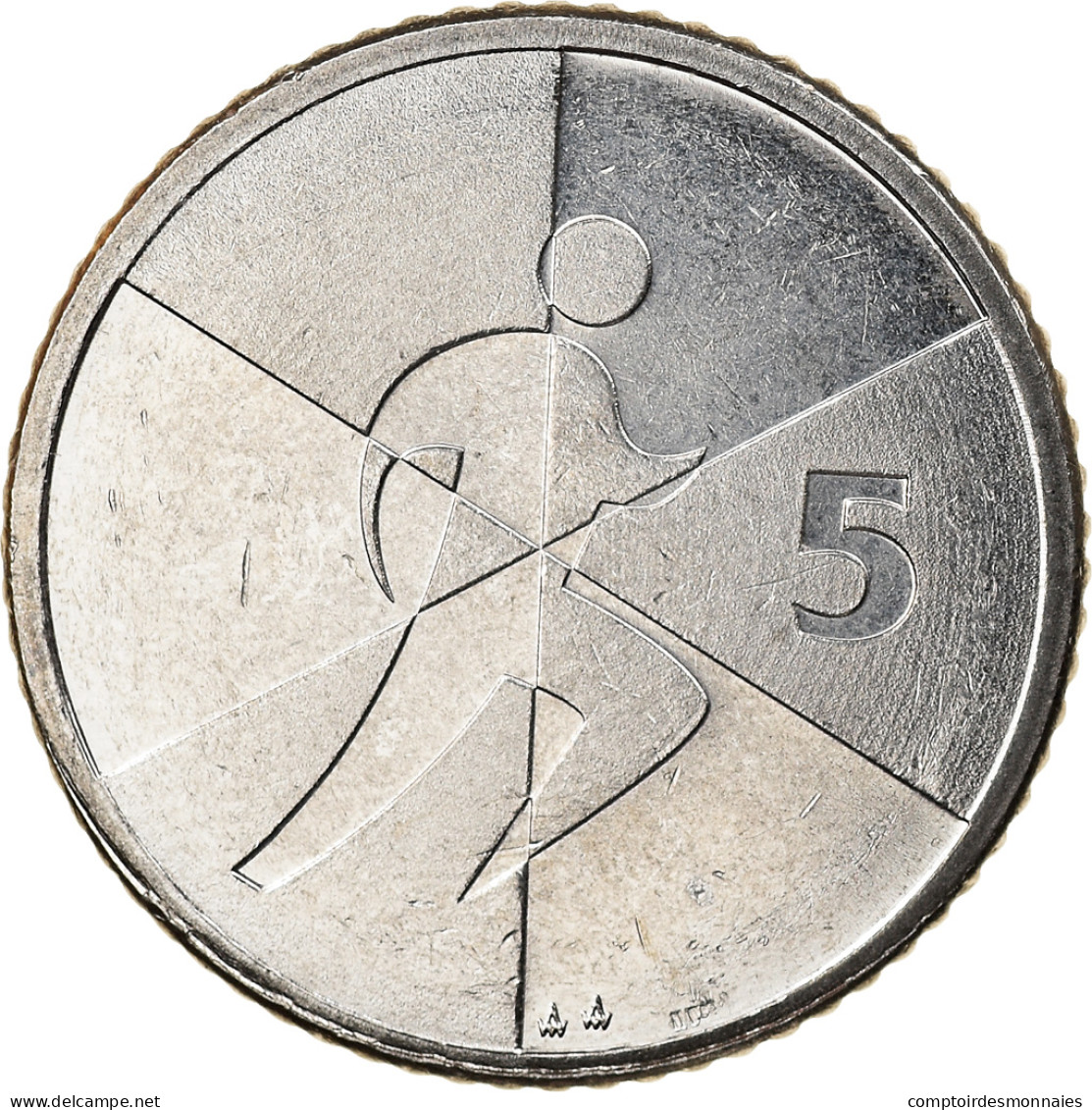 Monnaie, Gibraltar, Island Games, 5 Pence, 2019, SPL, Nickel Plated Steel - Gibraltar