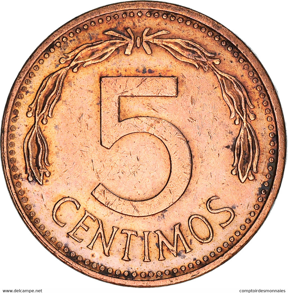Monnaie, Venezuela, 5 Centimos, 1977, TTB, Copper Clad Steel, KM:49 - Venezuela
