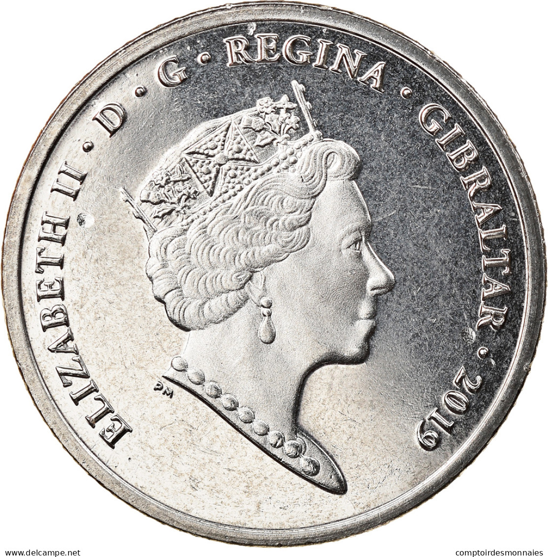 Monnaie, Gibraltar, Island Games, 10 Pence, 2019, SPL, Nickel Plated Steel - Gibraltar
