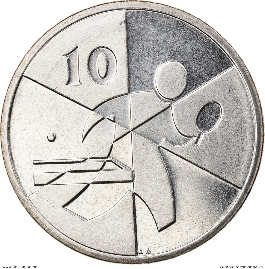 Monnaie, Gibraltar, Island Games, 10 Pence, 2019, SPL, Nickel Plated Steel - Gibraltar