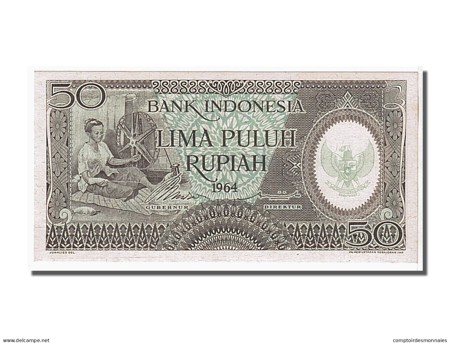 Billet, Indonésie, 50 Rupiah, 1964, NEUF - Indonésie