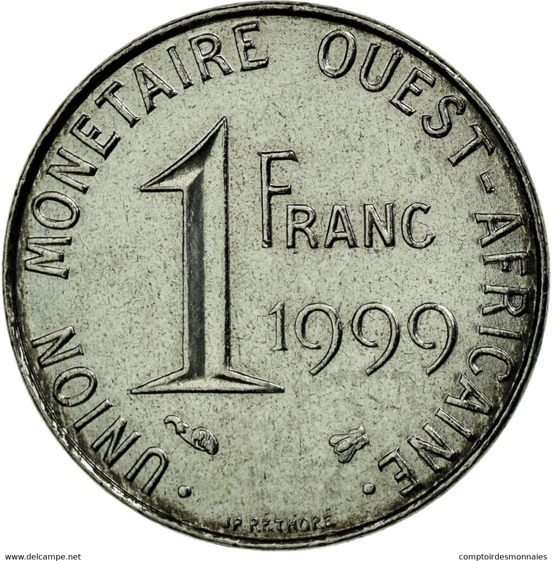 Monnaie, West African States, Franc, 1999, SUP, Steel, KM:8 - Costa De Marfil