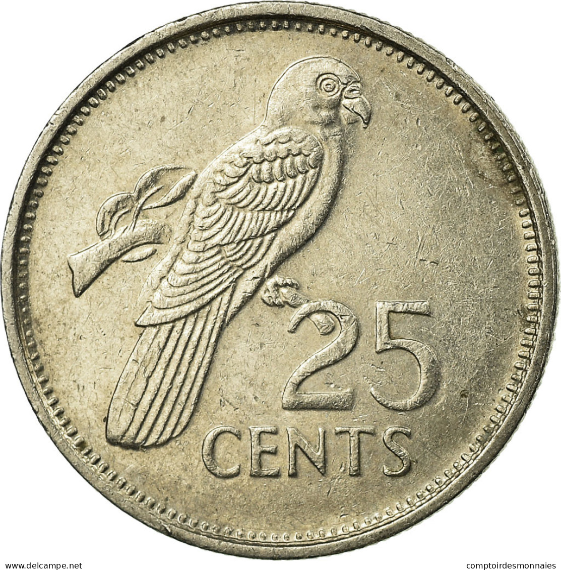 Monnaie, Seychelles, 25 Cents, 1992, TTB, Copper-nickel, KM:49.2 - Seychellen