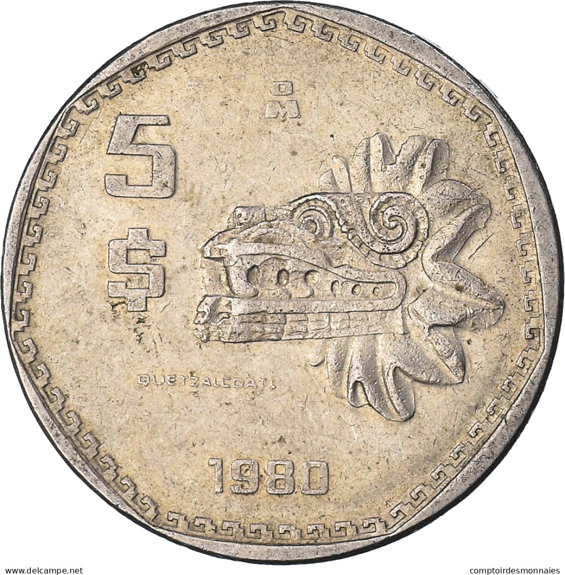 Monnaie, Mexique, 5 Pesos, 1980 - Mexique