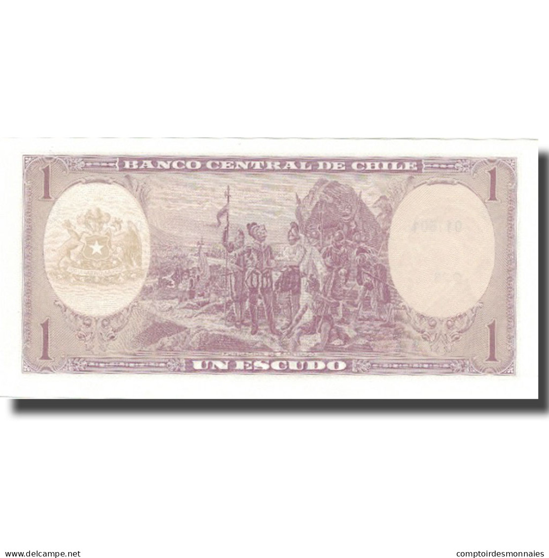 Billet, Chile, 1 Escudo, 1964, KM:136, SPL+ - Chile