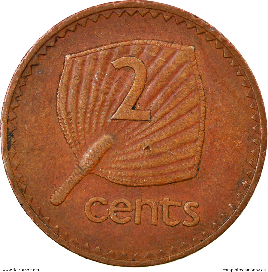 Monnaie, Fiji, Elizabeth II, 2 Cents, 1969, TTB, Bronze, KM:28 - Fidschi