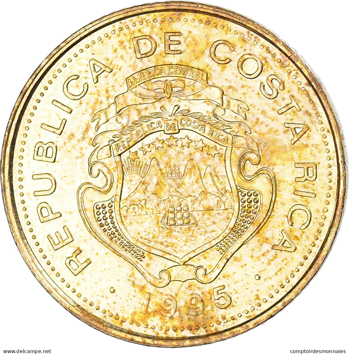 Monnaie, Costa Rica, 5 Colones, 1995 - Costa Rica