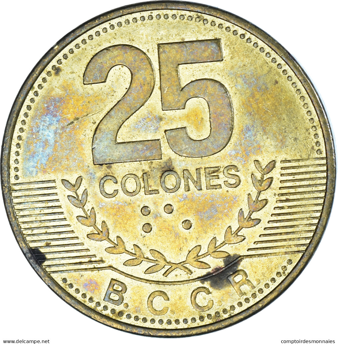 Monnaie, Costa Rica, 25 Colones, 2007 - Costa Rica