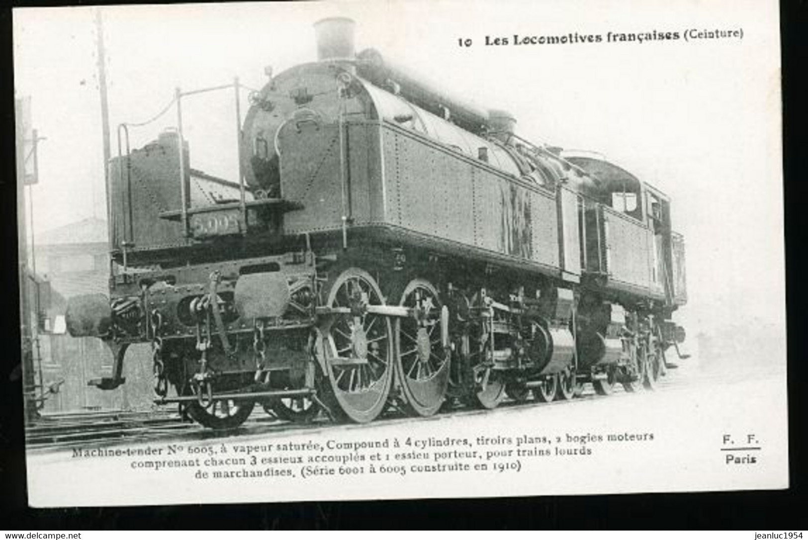 LOCOMOTIVE CEINTURE - Gares - Avec Trains