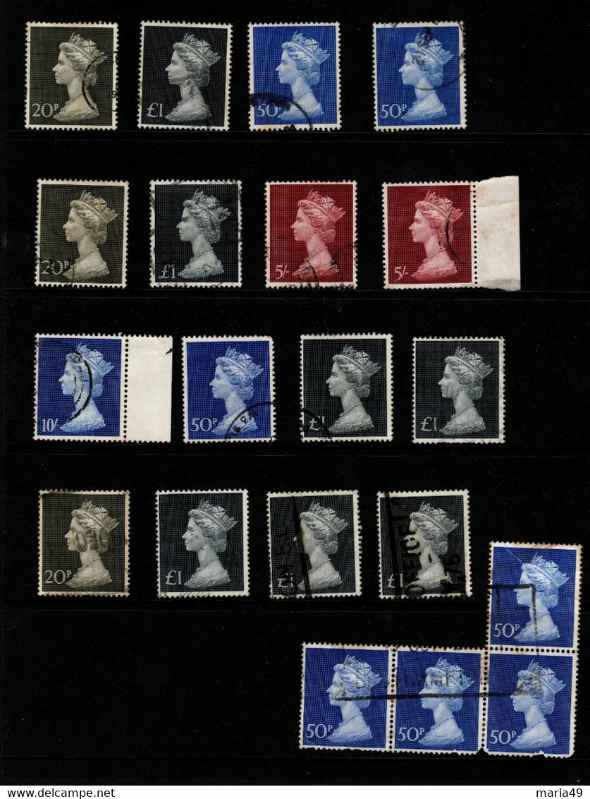 Great Britain Small Lot Used Stamps Lot 40 - Vrac (max 999 Timbres)