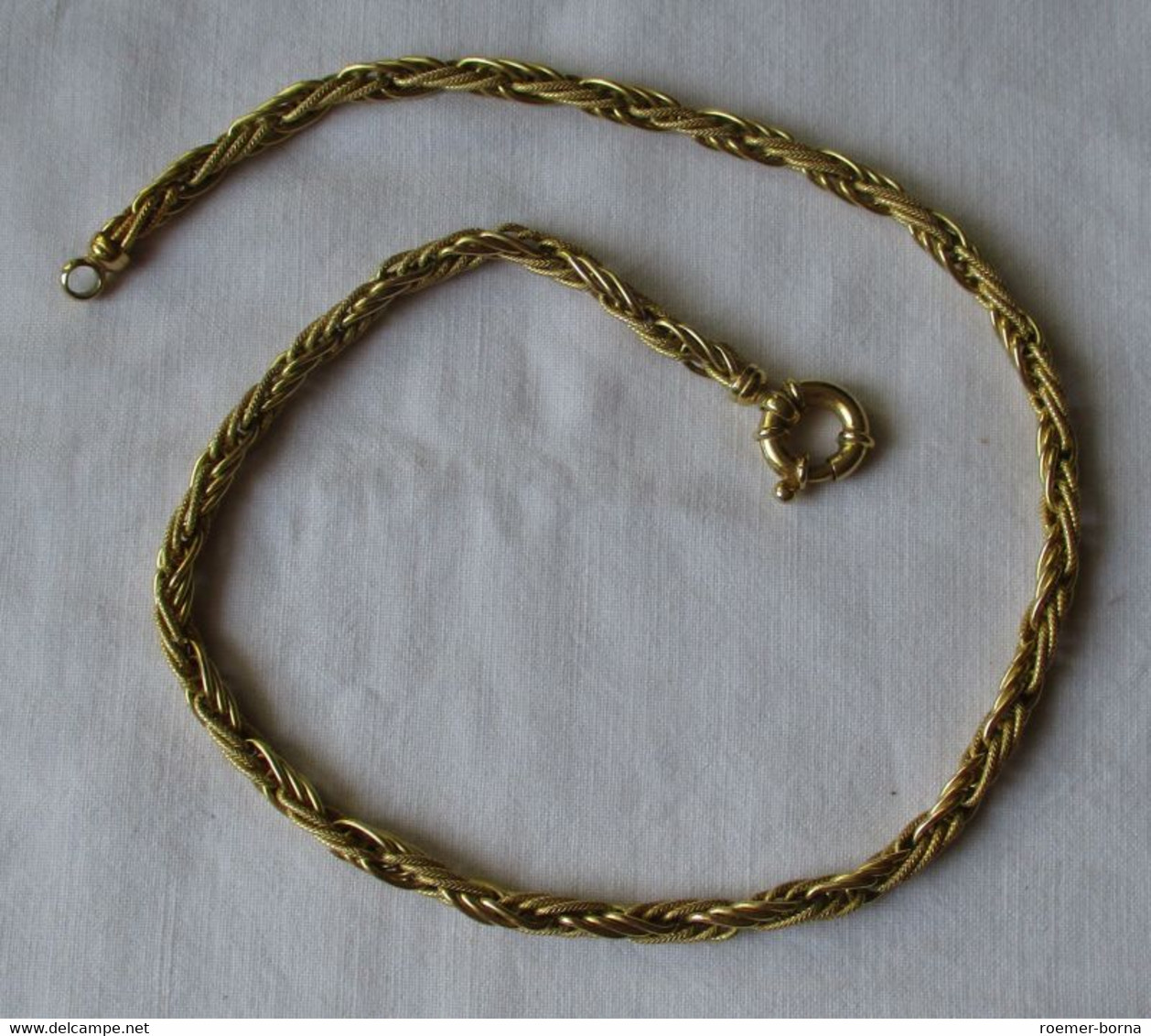 Hochwertige 585er Gold Halskette Mit Kunstvoll Verknüpften Gliedern (153448) - Colliers/Chaînes