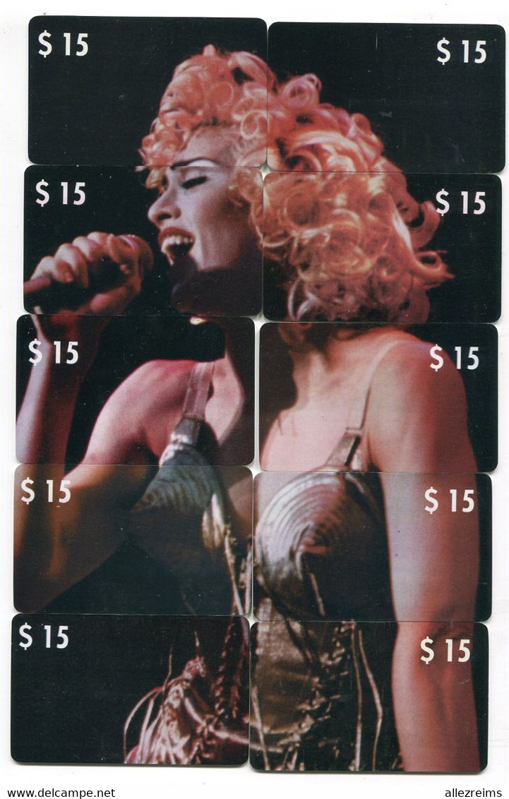 Puzzle De 10 Cartes : Marilyne  MONROE   1000 Exemplaires - Puzzle