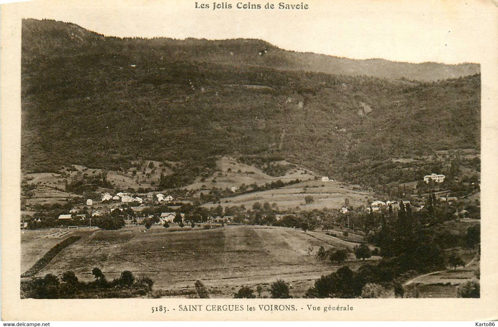 St Cergues Les Voirons * Vue Générale Sur Le Village - Saint-Cergues