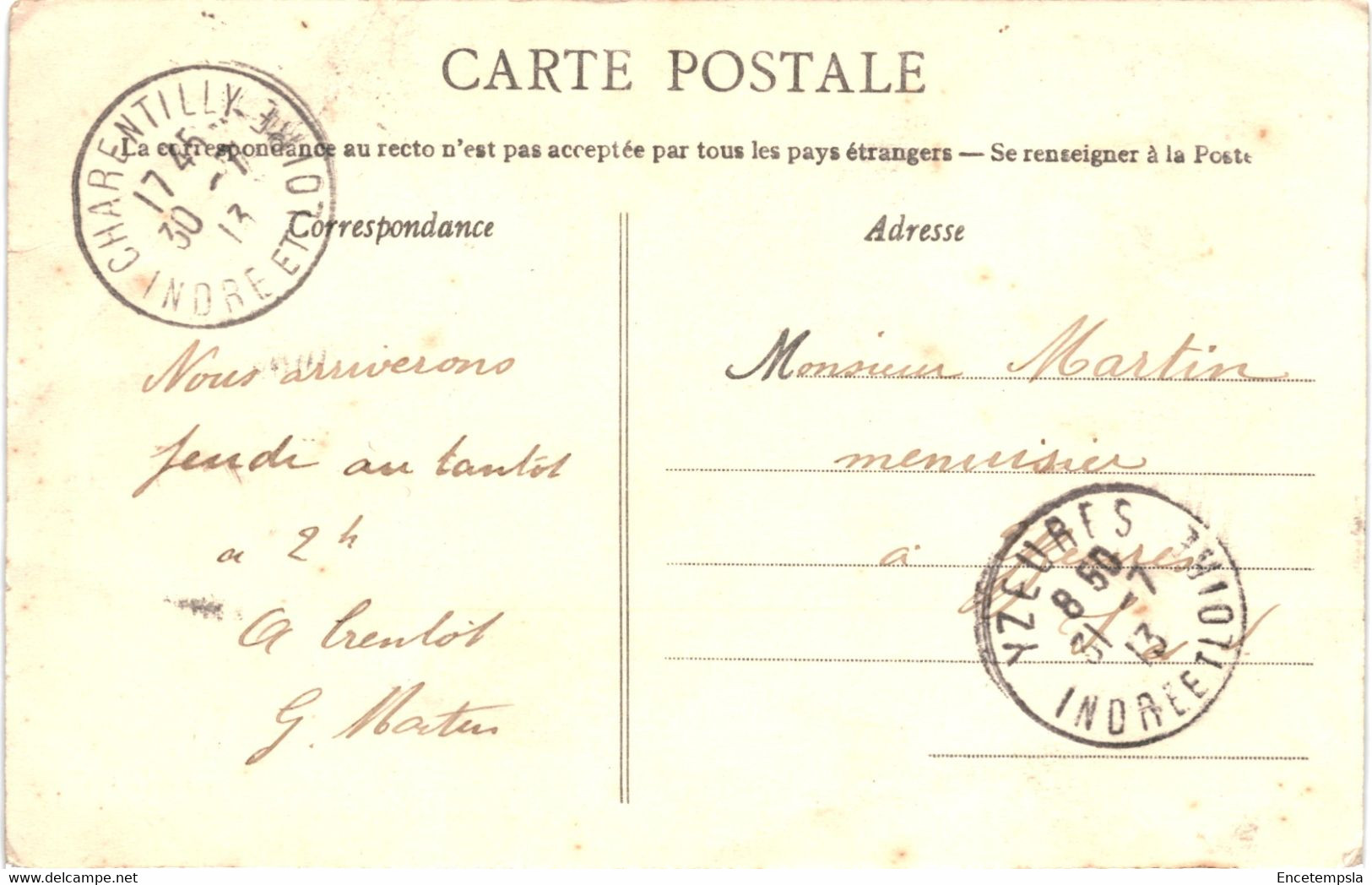 CPA Carte Postale France  Cholet Palais De Justice 1913 VM60386 - Cholet