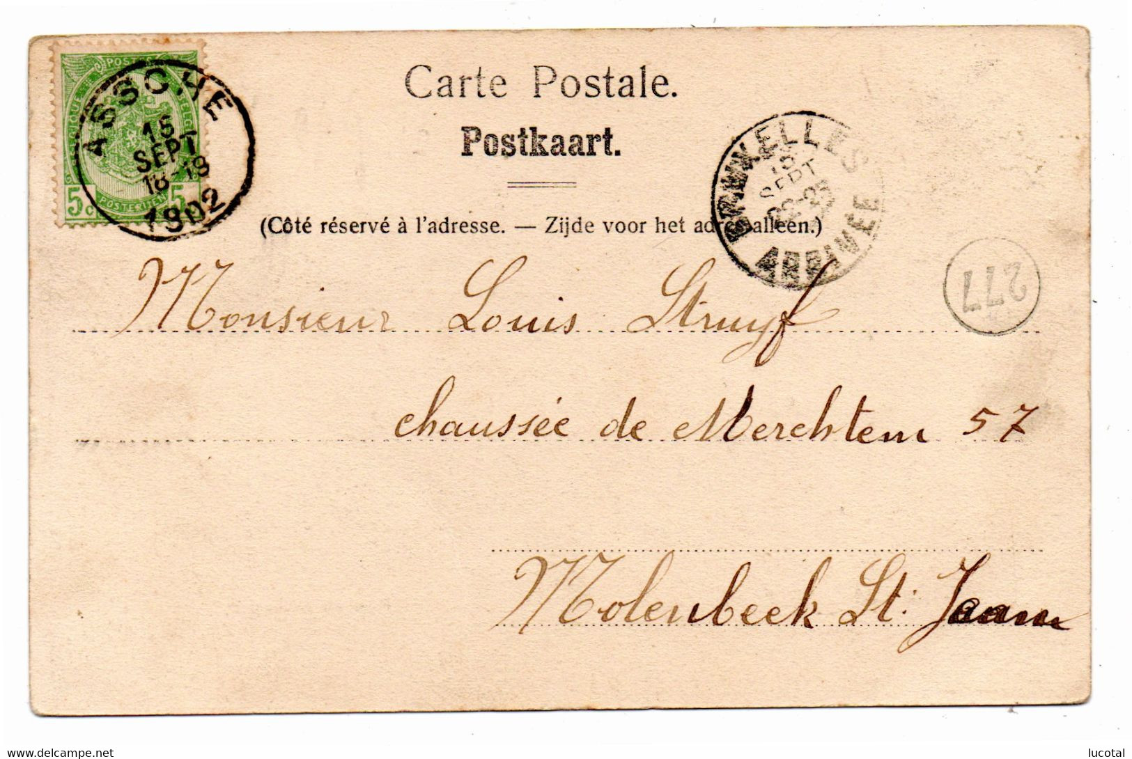 Assche - Asse - Park Walfergem - 1902 - Uitg. Nels Serie 11 Nr 345 - Asse